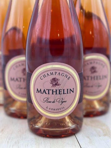 Mathelin, Rosé de Vigne - Champagne Rosé - 6 Bouteilles, Collections, Vins
