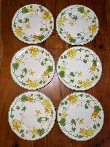 Villeroy & Boch - Eetservies voor 6 - Porselein - Geranium -