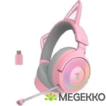 Razer Kraken Kitty V3 Pro Roze Gaming Headset, Computers en Software, Verzenden, Nieuw