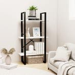 vidaXL Opbergrek 60x30x105 cm massief grenenhout wit, Verzenden