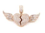 Hanger - 18 karaat Roségoud - 2.49ct. tw. Diamant
