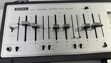 Sony - MX-12M – 6 Kanalen – Valisette-formaat Analoge mixer, Nieuw