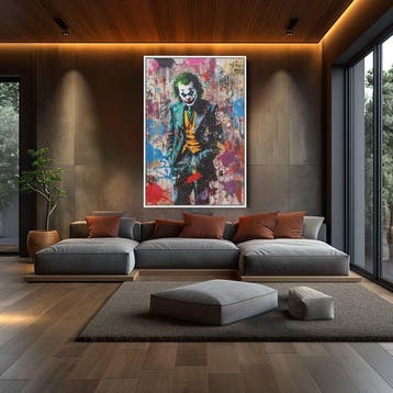 Dine Chanima (XX-XXI) - (XXL) Giant Pop Art inspired joker