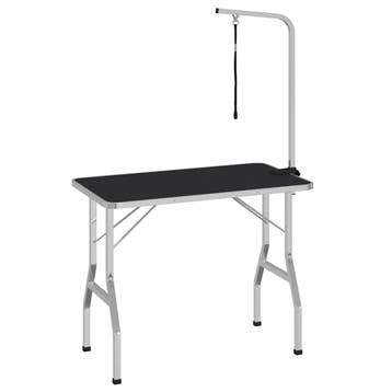 vidaXL Trimtafel voor huisdieren met 1 aanlijnoptie, Verzenden, Nieuw