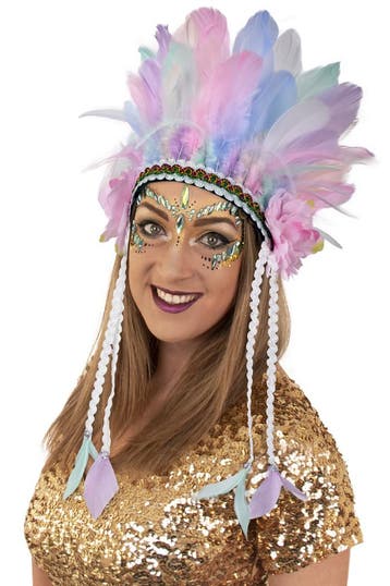 KIMU® Verentooi Pastel Regenboog Hoofdtooi Roze Blauw Mintgr, Ophalen of Verzenden, Nieuw