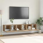 TV-kast 3-delig Bruin | Retour deal -34% | Weg = Weg, Huis en Inrichting, Verzenden, 50 tot 100 cm, Zo goed als nieuw, Minder dan 100 cm
