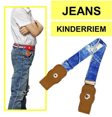 Fako Fashion - Kinderriem Zonder Gesp - Gespvrije Riem, Verzenden, Nieuw