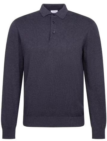 2dekans | Seidensticker Gebreide Polo-Pullover Heren - Navy, Ophalen of Verzenden, Nieuw