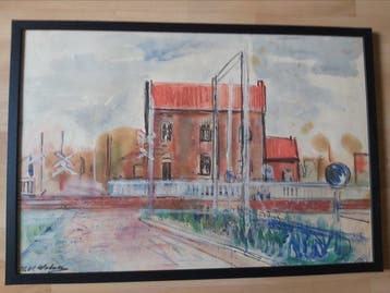 Henri Victor Wolvens (1896-1977) - La gare - NO RESERVE