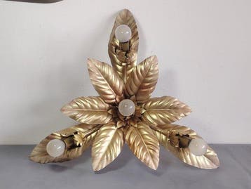 Hollywood Regency style floral wall lamp - Plafondlamp -