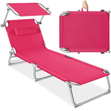 Ligbed 4-niveaus met hoofdkussen - roze, Verzenden, Nieuw