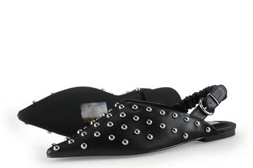 Steve Madden Slingbacks in maat 38 Zwart, Verzenden, Zwart, Steve Madden, Zo goed als nieuw