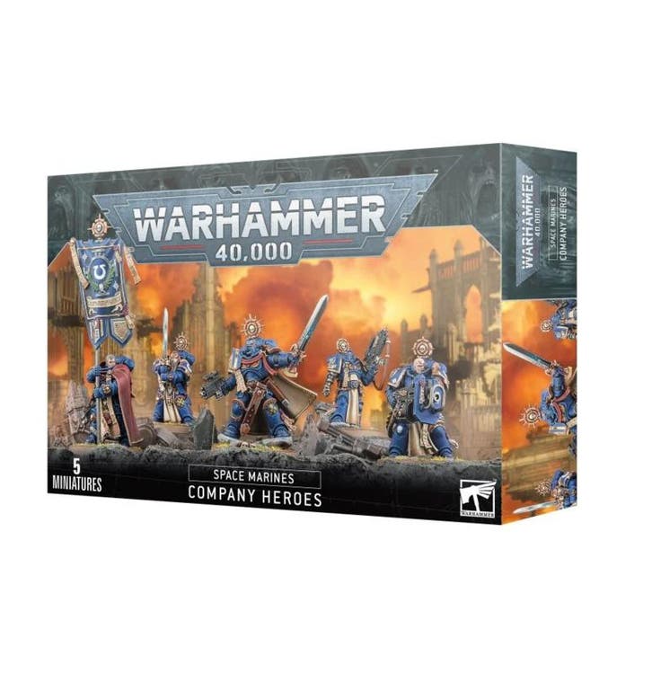 Space Marines Company Heroes (Warhammer Nieuw), Hobby & Loisirs créatifs, Wargaming, Enlèvement ou Envoi