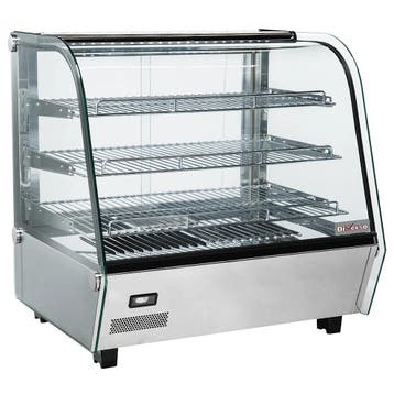 Warmhoudvitrine | RVS | 30°C/90°C | 3 Niveaus | 1.1kW, Verzenden, Nieuw in verpakking