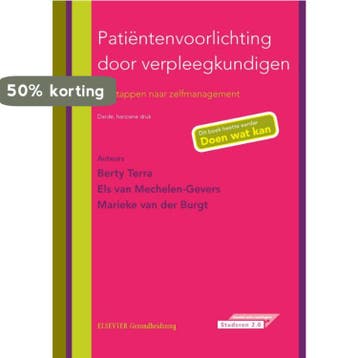 Patientenvoorlichting door verpleegkundigen / Elsevier, Verzenden, Marieke van den Burgt