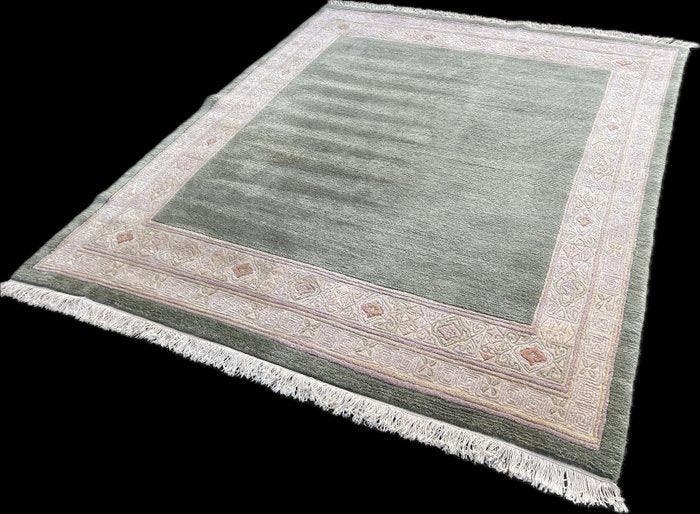 Nepal modern tapijt - GEREINIGD - handgeknoopt - wol -, Huis en Inrichting, Stoffering | Tapijten en Vloerkleden