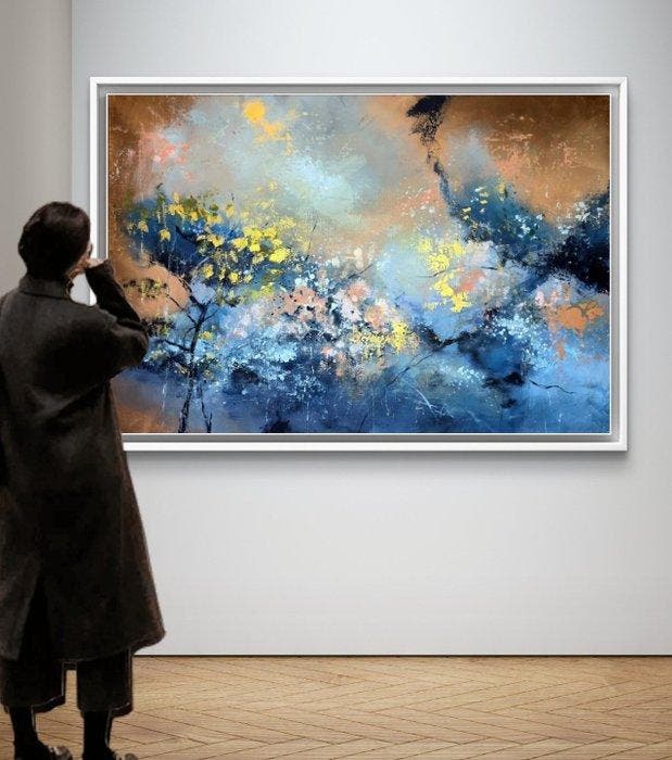 Barbara Chrzaszczkiewicz (1958) - Trees of Memory - XXL, Antiek en Kunst, Kunst | Schilderijen | Modern