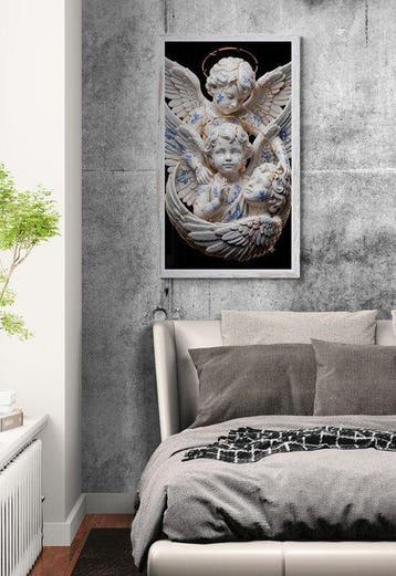 CREATIVE_HUB - Innocent porcelain Angels on a Kintsugi style, Antiek en Kunst, Antiek | Boeken en Manuscripten