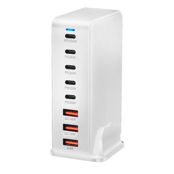 DrPhone GaNForce - 268W - 8 Poort Laadstation – Desktop, Verzenden, Nieuw