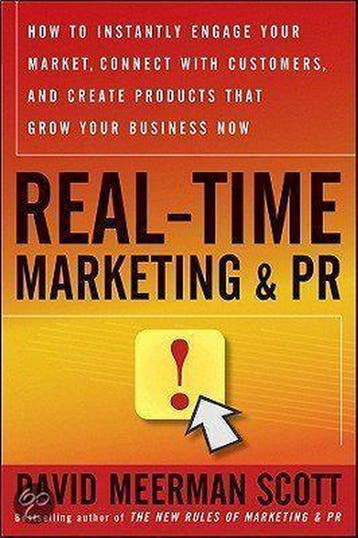 Real-Time Marketing And Pr 9780470645956 David Meerman Scott, Verzenden, Zo goed als nieuw, David Meerman Scott