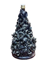 Lampe - Terre cuite - Flores