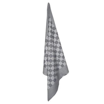 Torchon Coton à carreaux noir et blanc 70x70cm - Treb Towels, Verzenden