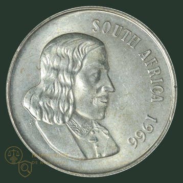Zuid-Afrika. 1 Rand 1966 & 1967 KWALITEIT (2 opeenvolgende)