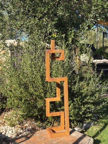 Ana Lucia B.M - Sculpture Corten - XL - No Reserve