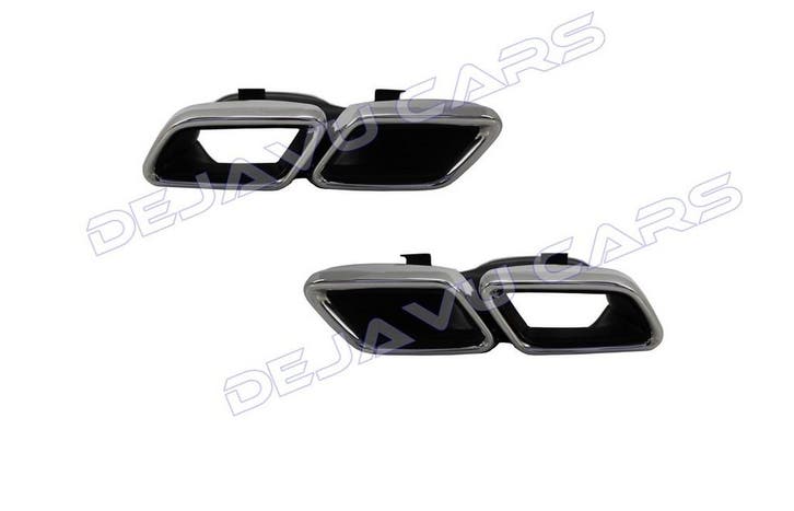 AMG Look Uitlaat tips voor Mercedes Benz C-Klasse W205, Auto diversen, Tuning en Styling, Ophalen of Verzenden