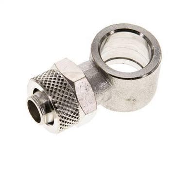 10x8 & G1/4 Raccord Banjo à poussoir en laiton nickele [2, Verzenden, Nieuw