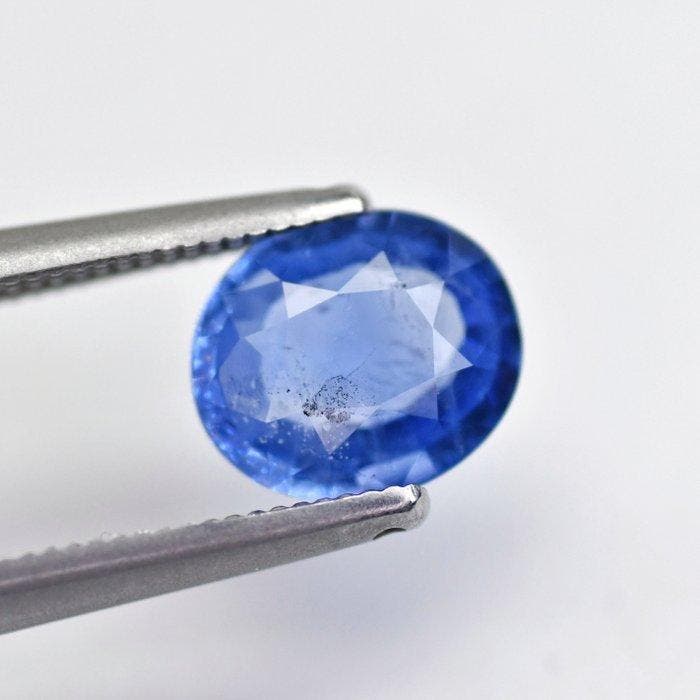 1 pcs Blauw Saffier - 1.34 ct - International Gemological, Bijoux, Sacs & Beauté, Pierres précieuses