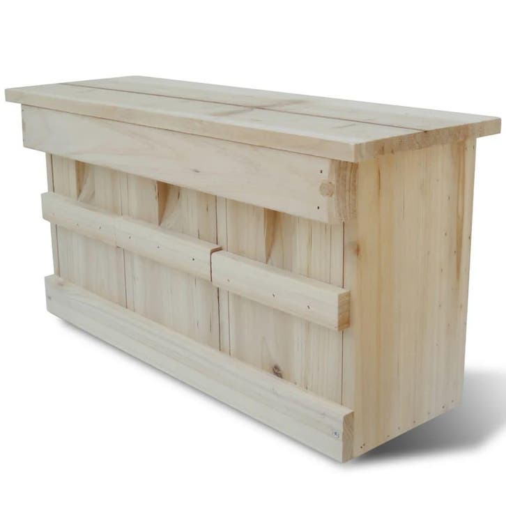 vidaXL Nestkast voor huismus 44 x 15,5 x 21,5 cm, Jardin & Terrasse, Maisons & Bains d'oiseaux, Envoi