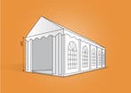 Ambisphere | 6x10m XXL | 2,20m WIT TRANSPARANT, Nieuw, Partytent