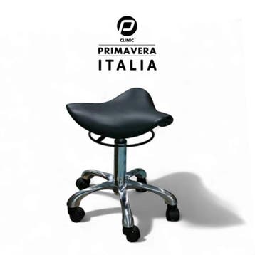 Tabouret Primavera Italia Zwart - Ergonomische Zadelkruk..., Verzenden, Nieuw, Overige typen