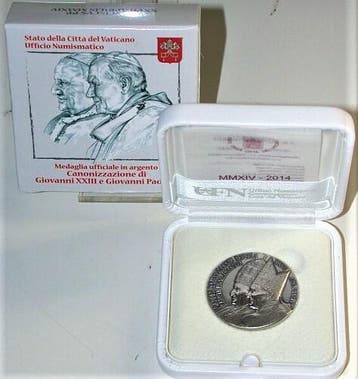 Zilver medaille 2014 Italien-kirchenstaat Franziskus, Verzenden
