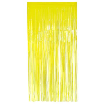 Neon Gele Deurgordijn 2m, Verzenden, Nieuw