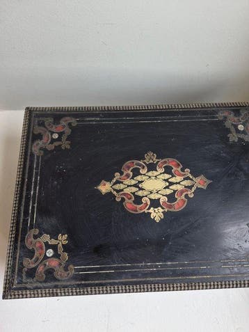 Boîte - Laiton doré, Acajou - Napoléon III, Antiquités & Art