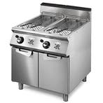 Pastakoker | Gas | Op Onderstel | 2x 26L | 19kW | 2x GN, Verzenden
