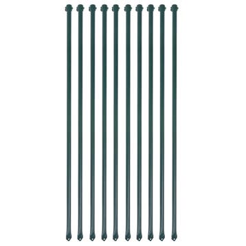 vidaXL Tuinpalen 1 m metaal groen 10 st, Tuin en Terras, Verzenden, Nieuw