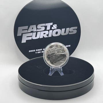 Niue. 5 Dollars 2023 – Fast & Furious – 1 oz Silver – Ag