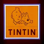 Lichtbord - Boutique Tintin - Lichtreclame - Aluminium,, Livres, BD | Comics