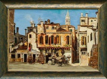 Victor Freudemann (1857-1922 ca.) - Scorcio di Venezia