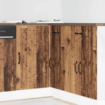 vidaXL Onderkast Kalmar bewerkt hout oud houtkleurig, Verzenden