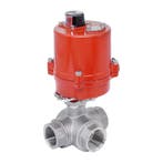 G3/4 Vanne à Bille 3 Voies L-Port en Acier Inoxydable avec, Verzenden