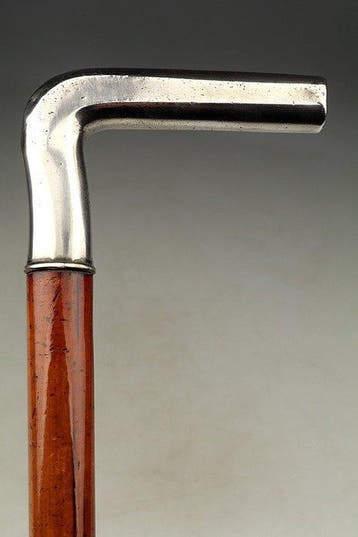 Wandelstok - .900 zilver, Antiek en Kunst