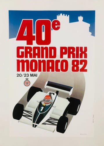 Grognet - 40° Gran Prix Monaco 82 - 20/23 MAI - Jaren 1980