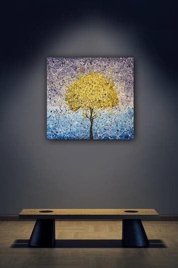 Maria Gubicekova (Maia) - Golden Tree (N.6) - XL, Antiek en Kunst