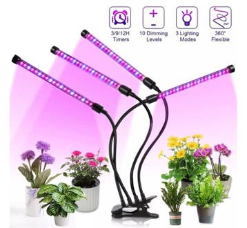 LED kweeklamp kweek groei bloei lamp planten + timer *4x arm, Tuin en Terras, Kweekspullen, Verzenden, Nieuw