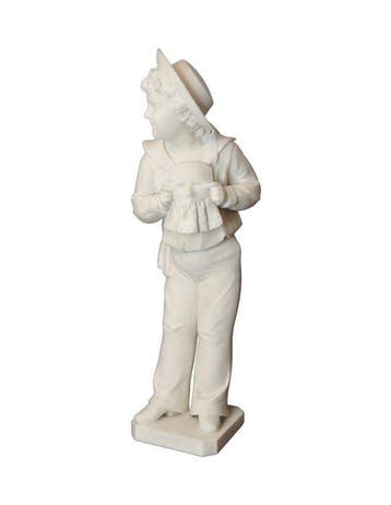 Rara Scultura in marmo bianco di Carrara – attribuita a