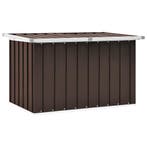 vidaXL Tuinbox Bruin 109x67x65 cm, Tuin en Terras, Bergingen en Tuinkasten, Verzenden, Nieuw